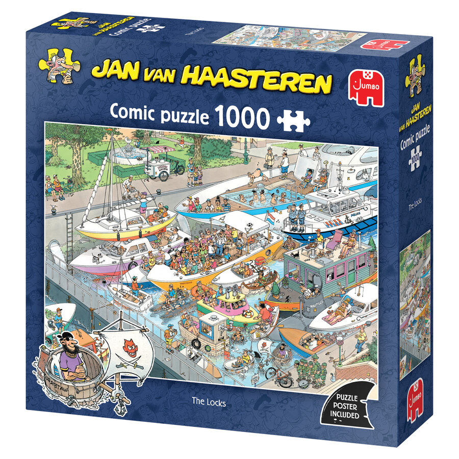 PRE-ORDER - The Locks - Jan van Haasteren - puzzel van 1000 stukjes-4
