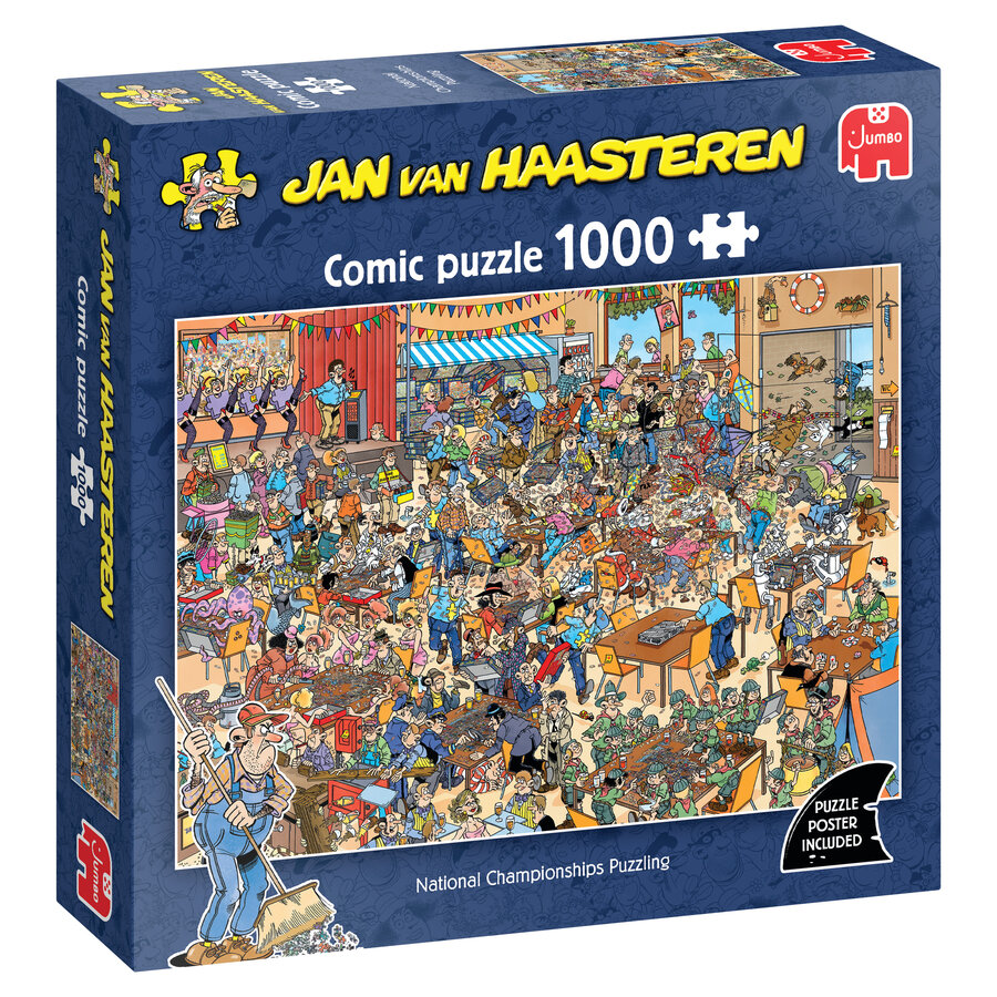 PRE-ORDER - National Championships Puzzling - Jan van Haasteren - puzzle of 1000 pieces-1