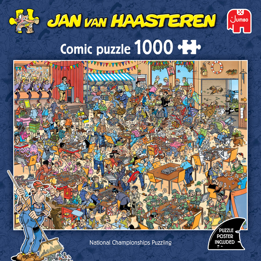 PRE-ORDER - National Championships Puzzling - Jan van Haasteren - puzzle of 1000 pieces-2