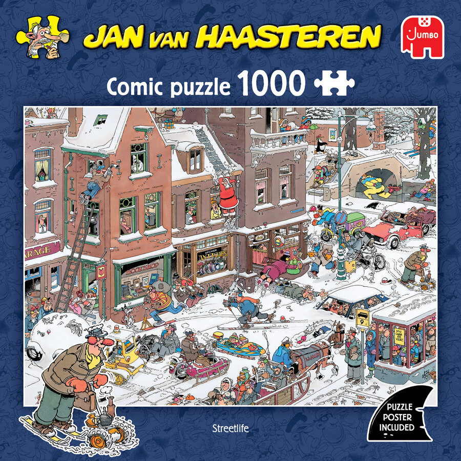 PRE-ORDER - Streetlife - Jan van Haasteren - puzzle of 1000 pieces-3