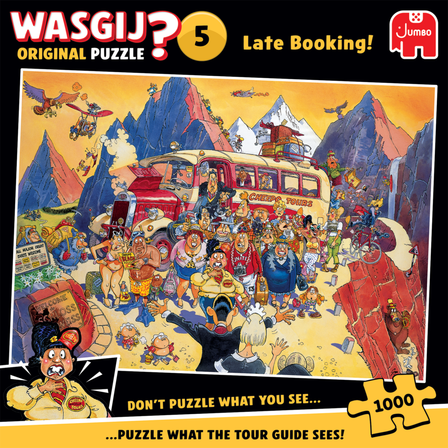 PRE-ORDER - Wasgij Original 5 - Late Booking! - puzzle de 1000 pièces-3
