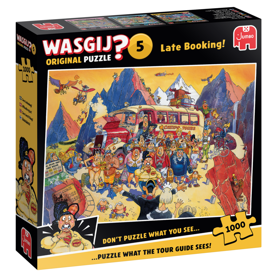 PRE-ORDER - Wasgij Original 5 - Late Booking! - jigsaw puzzle of 1000 pieces-1