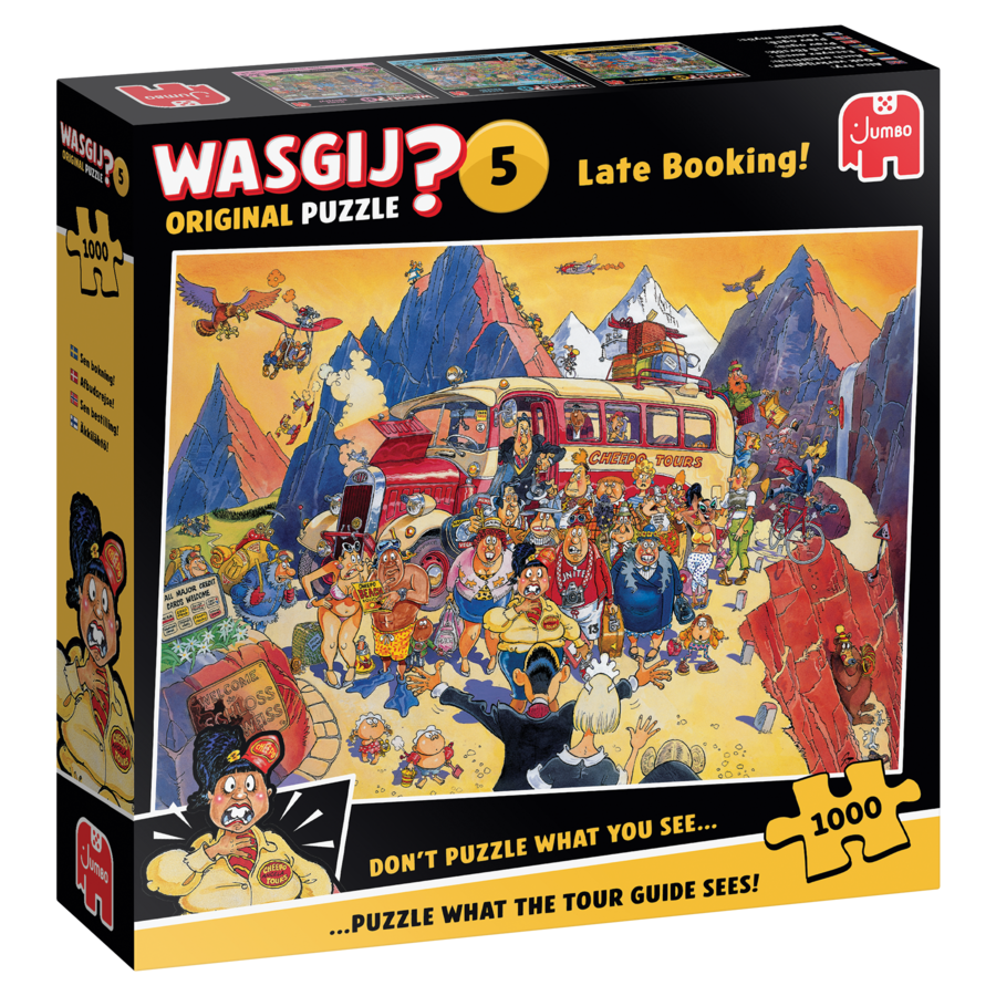 PRE-ORDER - Wasgij Original 5 - Late Booking! - puzzle de 1000 pièces-1