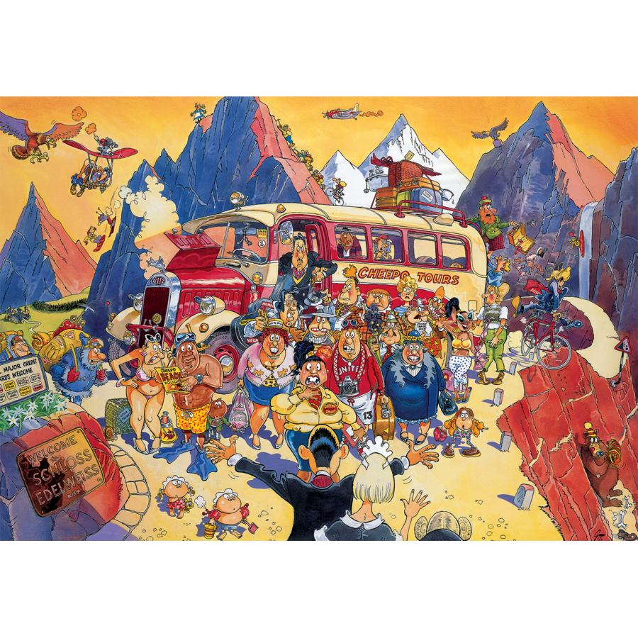 PRE-ORDER - Wasgij Original 5 - Late Booking! - puzzle de 1000 pièces-2