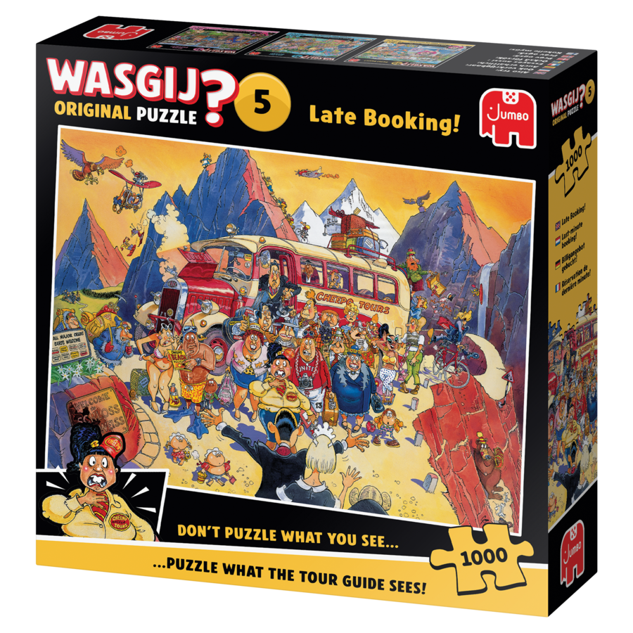 PRE-ORDER - Wasgij Original 5 - Late Booking! - jigsaw puzzle of 1000 pieces-4