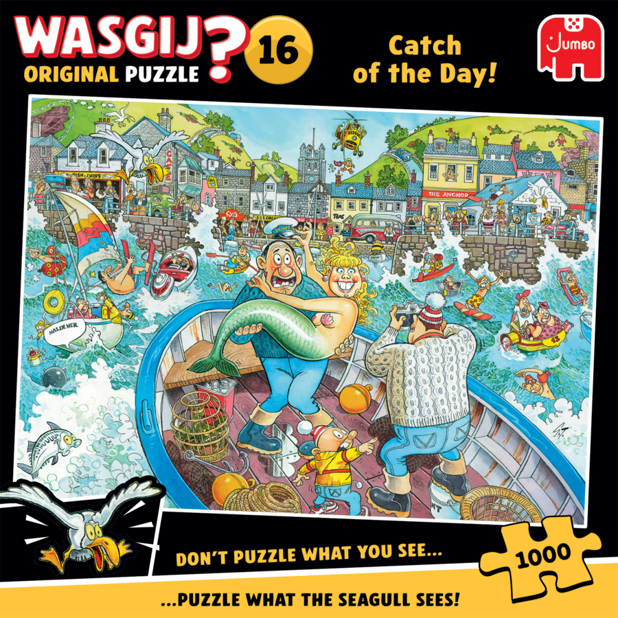 PRE-ORDER - Wasgij Original 16 - Catch of the Day! - puzzle de 1000 pièces-3