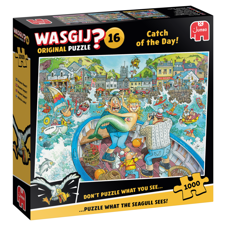 PRE-ORDER - Wasgij Original 16 - Catch of the Day! - puzzle de 1000 pièces-1