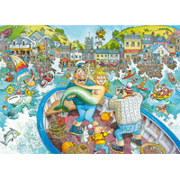 thumb-PRE-ORDER - Wasgij Original 16 - Catch of the Day! - puzzle de 1000 pièces-2