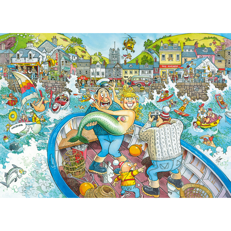 PRE-ORDER - Wasgij Original 16 - Catch of the Day! - puzzle de 1000 pièces-2