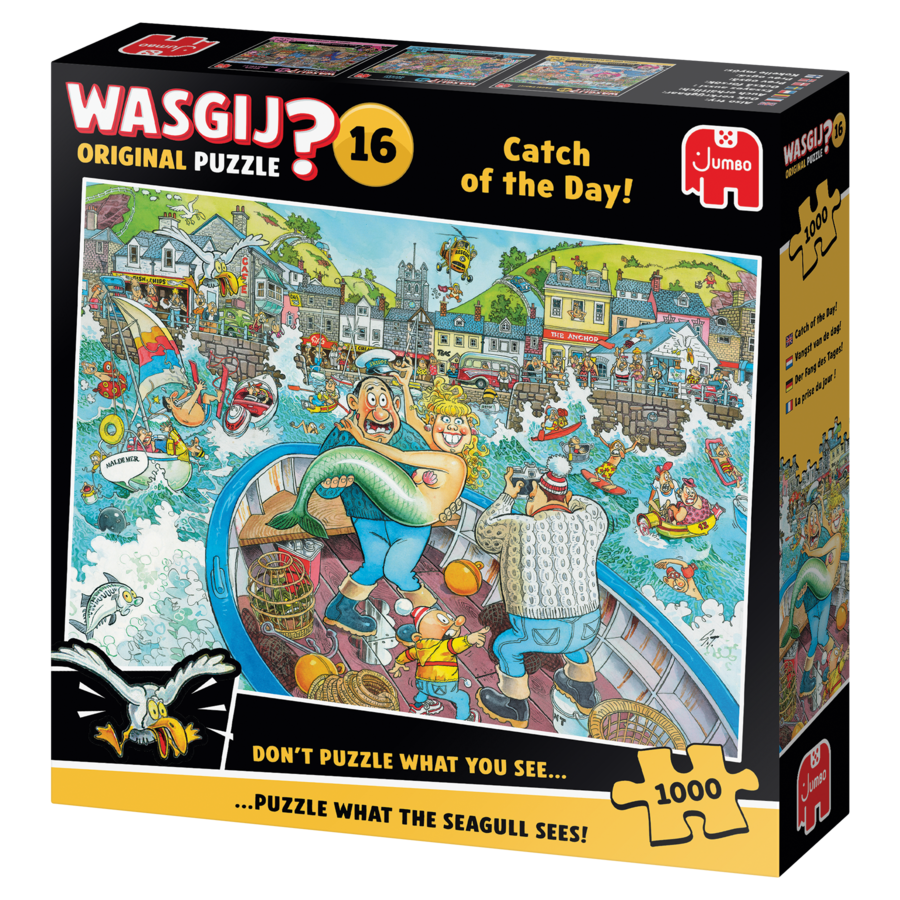 PRE-ORDER - Wasgij Original 16 - Catch of the Day! - puzzle de 1000 pièces-4