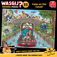 thumb-PRE-ORDER - Wasgij Original 33 - Calm on the Canal! - puzzle de 1000 pièces-3