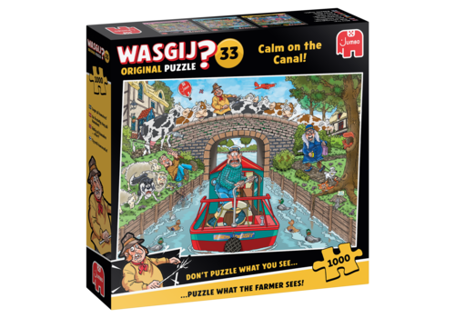  Jumbo PRE-ORDER - Wasgij Original 33 - Calm on the Canal! - 1000 pièces 