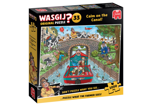  Jumbo Wasgij Original 33 - Calm on the Canal! - 1000 pièces 