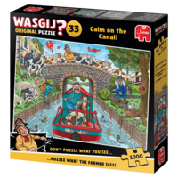 thumb-Wasgij Original 33 - Calm on the Canal! - puzzel van 1000 stukjes-4