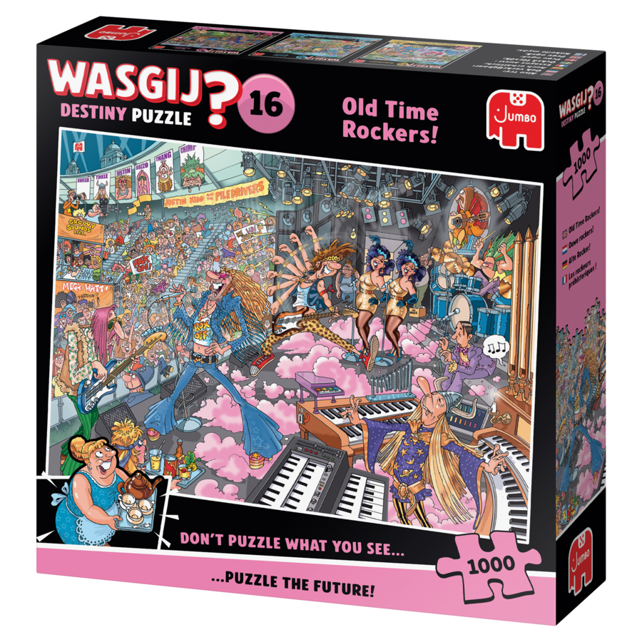 PRE-ORDER - Wasgij Destiny 16 - Old Time Rockers! - puzzle de 1000 pièces-4