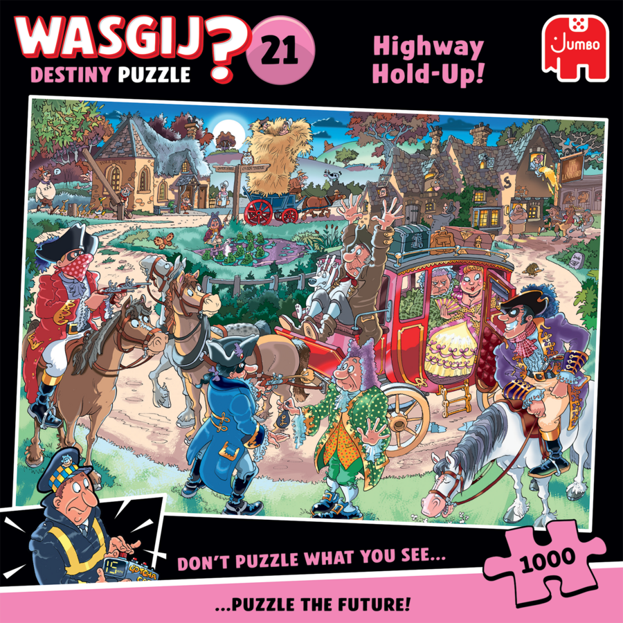 PRE-ORDER - Wasgij Destiny 21 - Highway Hold-Up! - puzzle de 1000 pièces-3