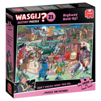 thumb-PRE-ORDER - Wasgij Destiny 21 - Highway Hold-Up! - puzzle de 1000 pièces-1
