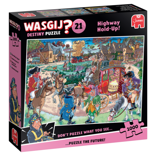  Jumbo PRE-ORDER - Wasgij Destiny 21 - Highway Hold-Up! - 1000 pièces 