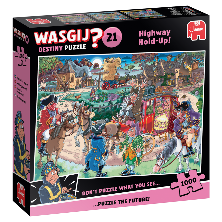 PRE-ORDER - Wasgij Destiny 21 - Highway Hold-Up! - puzzle de 1000 pièces-1