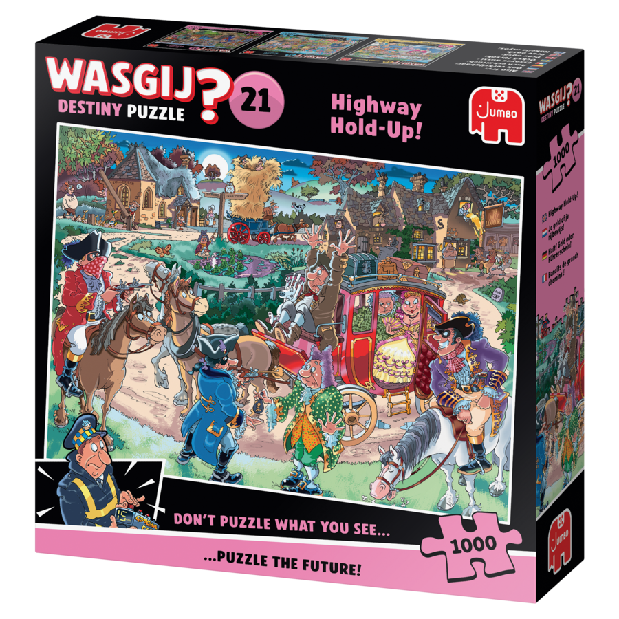 PRE-ORDER - Wasgij Destiny 21 - Highway Hold-Up! - puzzle de 1000 pièces-4