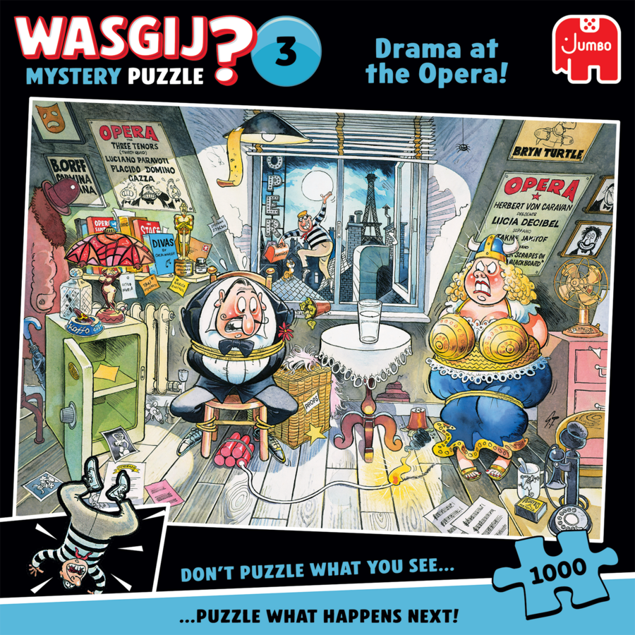 PRE-ORDER - Wasgij Mystery 3 - Drama at the Opera! - puzzle de 1000 pièces-3