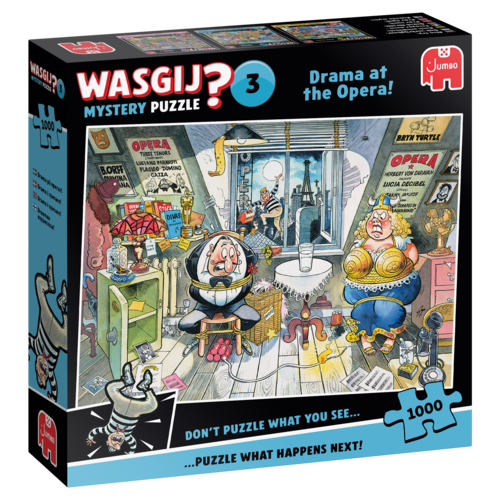  Jumbo PRE-ORDER - Wasgij Mystery 3 - Drama at the Opera! - 1000 pièces 