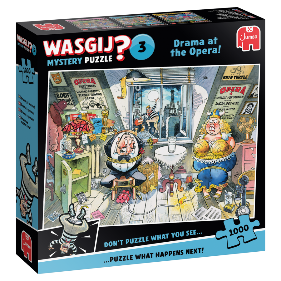 PRE-ORDER - Wasgij Mystery 3 - Drama at the Opera! - puzzle de 1000 pièces-1