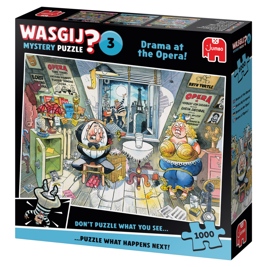 PRE-ORDER - Wasgij Mystery 3 - Drama at the Opera! - puzzle de 1000 pièces-4