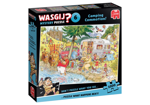  Jumbo Wasgij Mystery 6 - Camping Commotion! - 1000 pièces 
