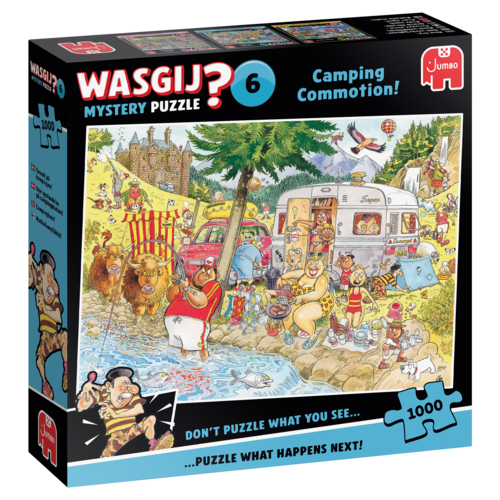  Jumbo PRE-ORDER - Wasgij Mystery 6 - Camping Commotion! - 1000 pièces 