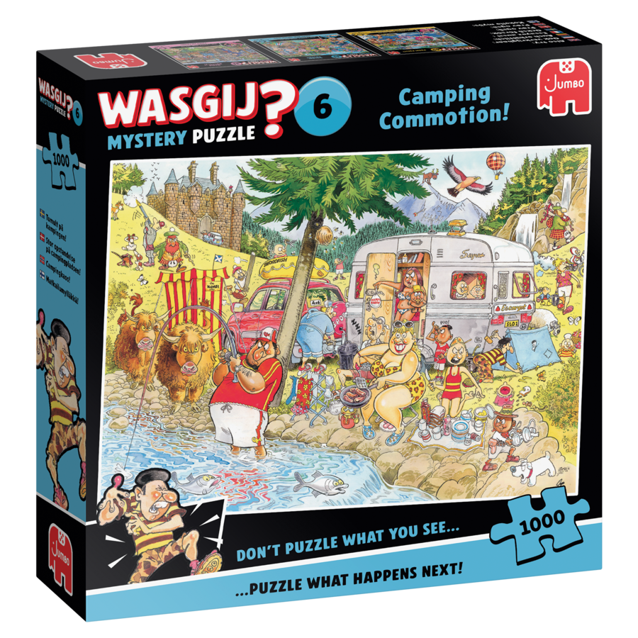 PRE-ORDER - Wasgij Mystery 6 - Camping Commotion! - puzzle de 1000 pièces-1