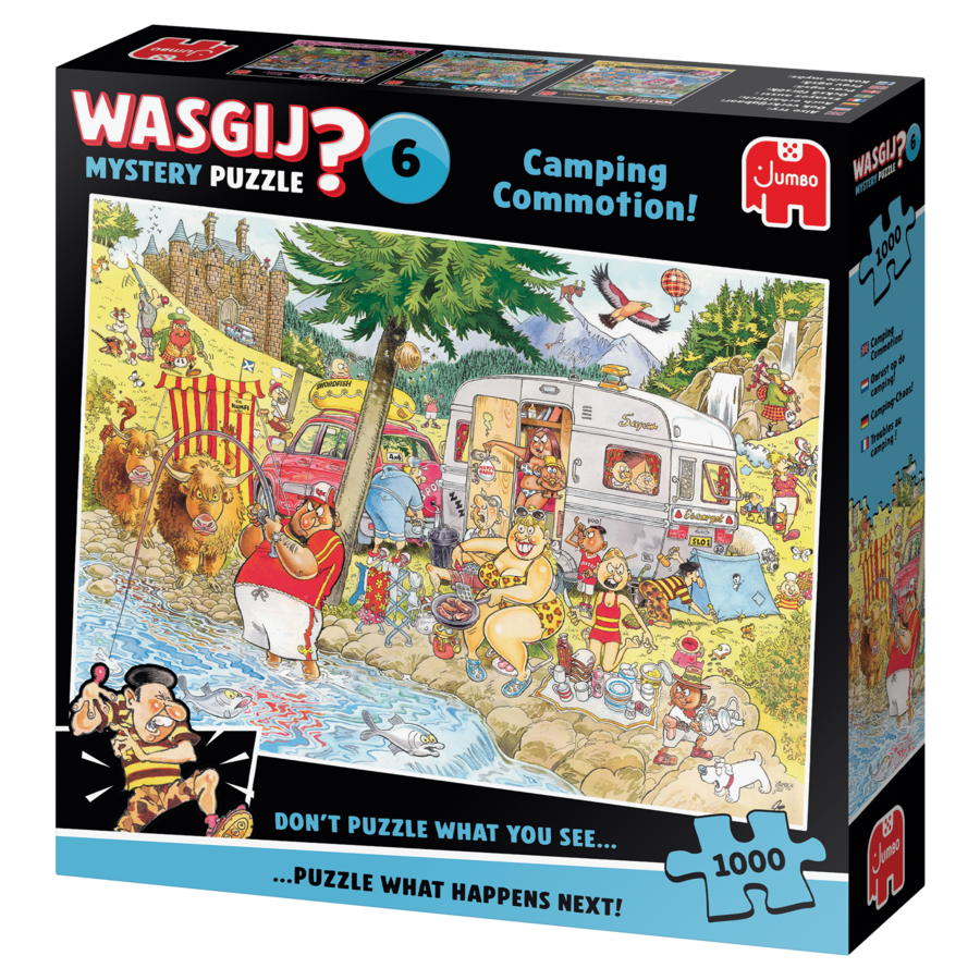 PRE-ORDER - Wasgij Mystery 6 - Camping Commotion! - puzzle de 1000 pièces-4