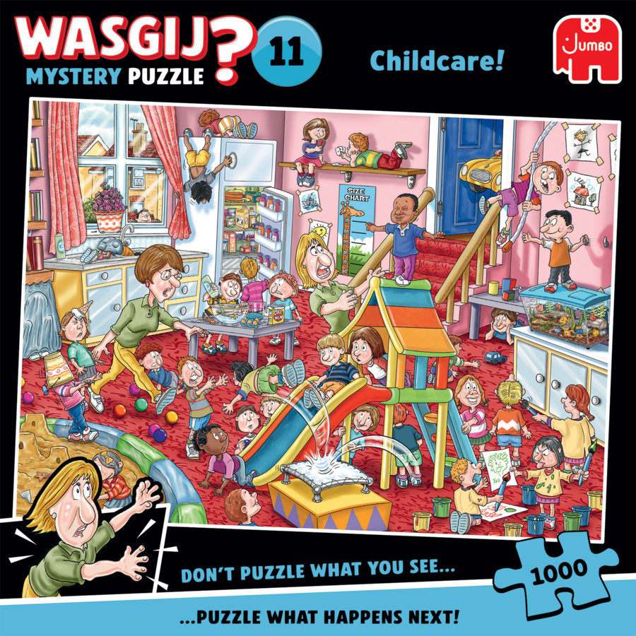 PRE-ORDER - Wasgij Mystery 11 - Childcare! - jigsaw puzzle of 1000 pieces-3