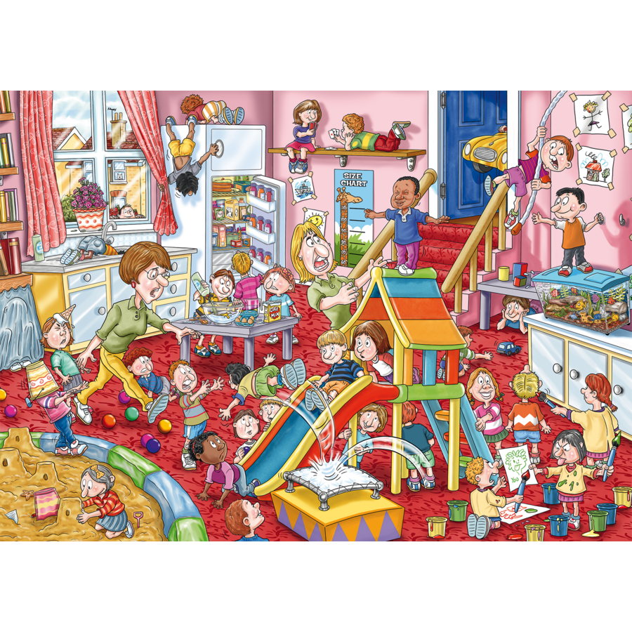 PRE-ORDER - Wasgij Mystery 11 - Childcare! - jigsaw puzzle of 1000 pieces-2