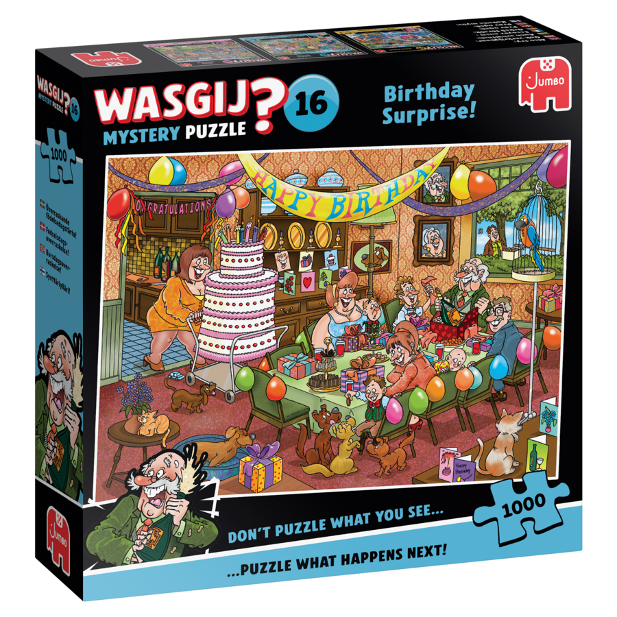 PRE-ORDER - Wasgij Mystery 16 - Birthday Surprise! - puzzle de 1000 pièces-1