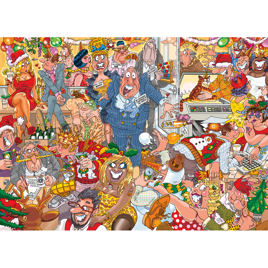 PRE-ORDER - Wasgij Christmas 11 - Double Trouble! - puzzle de 1000 pièces-2