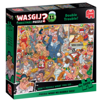 thumb-PRE-ORDER - Wasgij Christmas 11 - Double Trouble! - puzzle de 1000 pièces-1