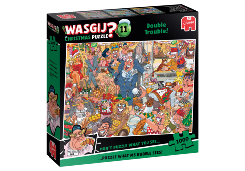  Jumbo PRE-ORDER - Wasgij Christmas 11 - Double Trouble! - 1000 pièces 