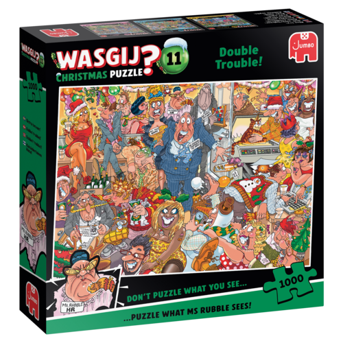  Jumbo PRE-ORDER - Wasgij Christmas 11 - Double Trouble! - 1000 pièces 