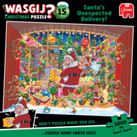 thumb-PRE-ORDER - Wasgij Christmas 15 - Santa's Unexpected Delivery! - puzzle de 1000 pièces-3