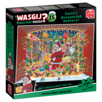 thumb-PRE-ORDER - Wasgij Christmas 15 - Santa's Unexpected Delivery! - puzzle de 1000 pièces-1