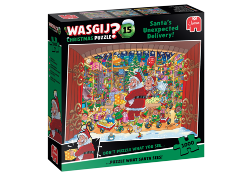  Jumbo PRE-ORDER - Wasgij Christmas 15 - Santa's Unexpected Delivery! - 1000 pièces 
