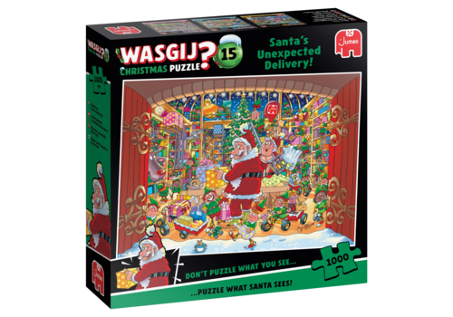  Jumbo Wasgij Christmas 15 - Santa's Unexpected Delivery! - 1000 pièces 