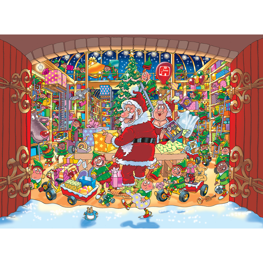 PRE-ORDER - Wasgij Christmas 15 - Santa's Unexpected Delivery! - puzzle de 1000 pièces-2