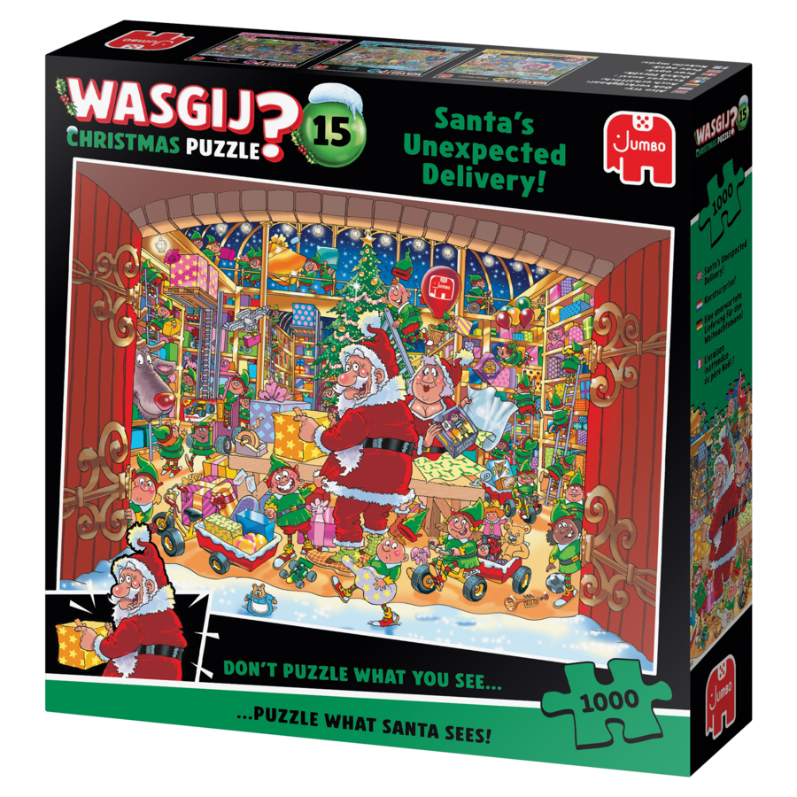 PRE-ORDER - Wasgij Christmas 15 - Santa's Unexpected Delivery! - puzzle de 1000 pièces-4