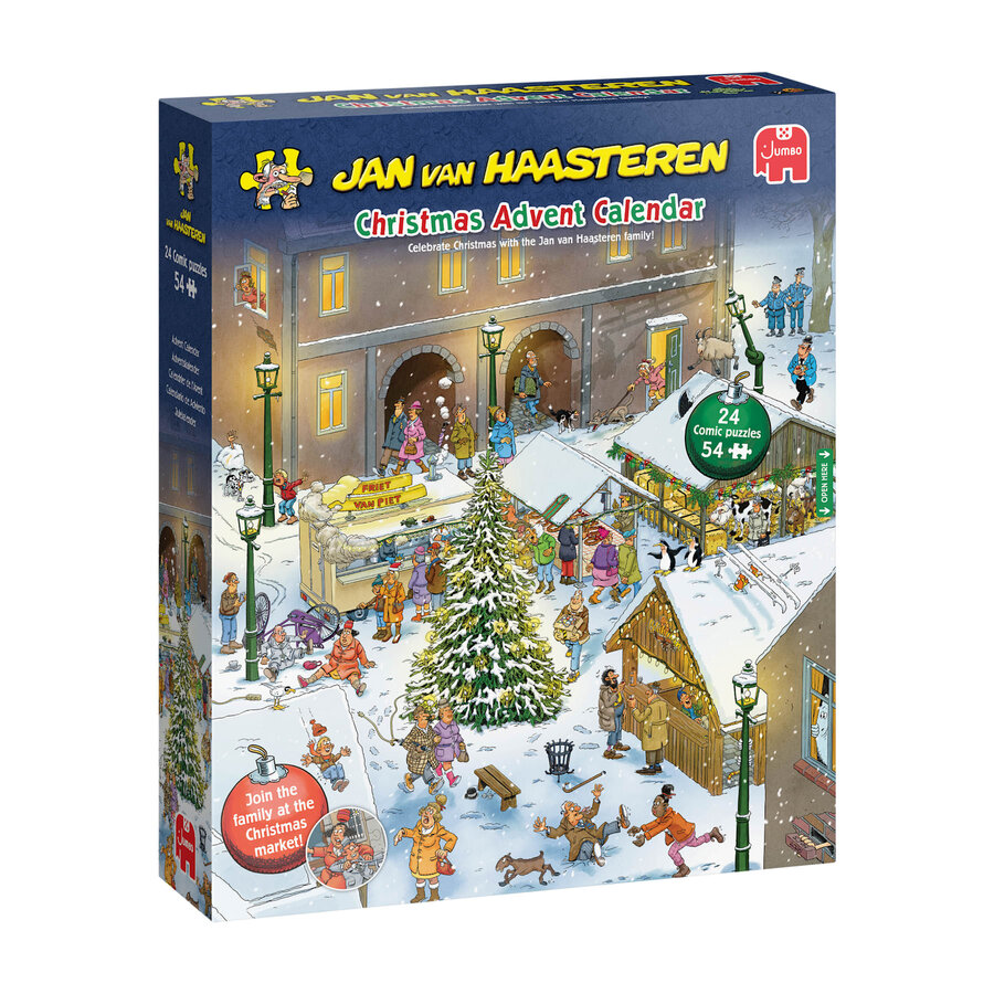 PRE-ORDER -  Jan van Haasteren  Calendrier de l'Avent 2026- 24 x 54 pièces-1