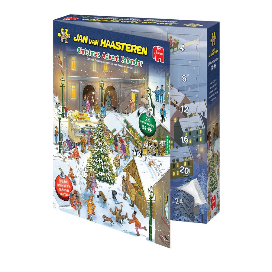 PRE-ORDER - Jan van Haasteren  Kerst Advent Kalender 2026- 24 x 54 stukjes-3