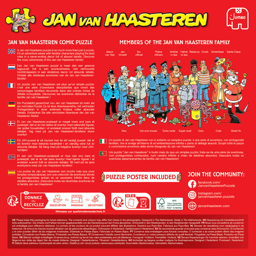 PRE-ORDER - Leve de Middellandse Zee! - Jan van Haasteren - 1000 stukjes-5
