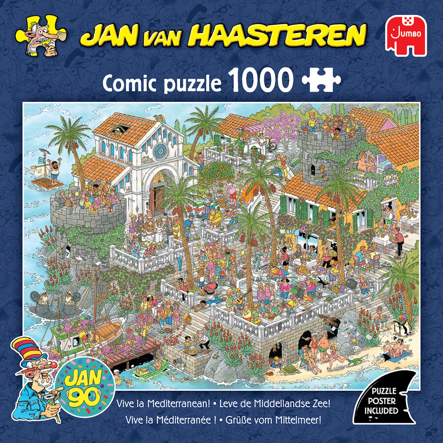 PRE-ORDER - Vive le Mediterranée ! - Jan van Haasteren - 1000 pièces-4