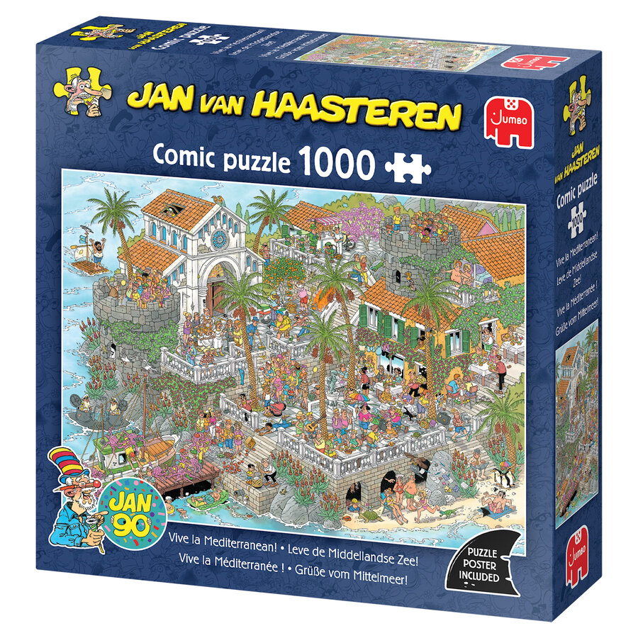 PRE-ORDER - Vive la Mediterrean! - Jan van Haasteren - 1000 pieces-3